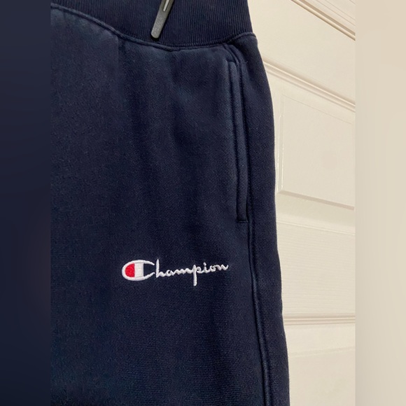 Champion Reverse Weave Navy Blue Sweatpants - Picture 3 of 7